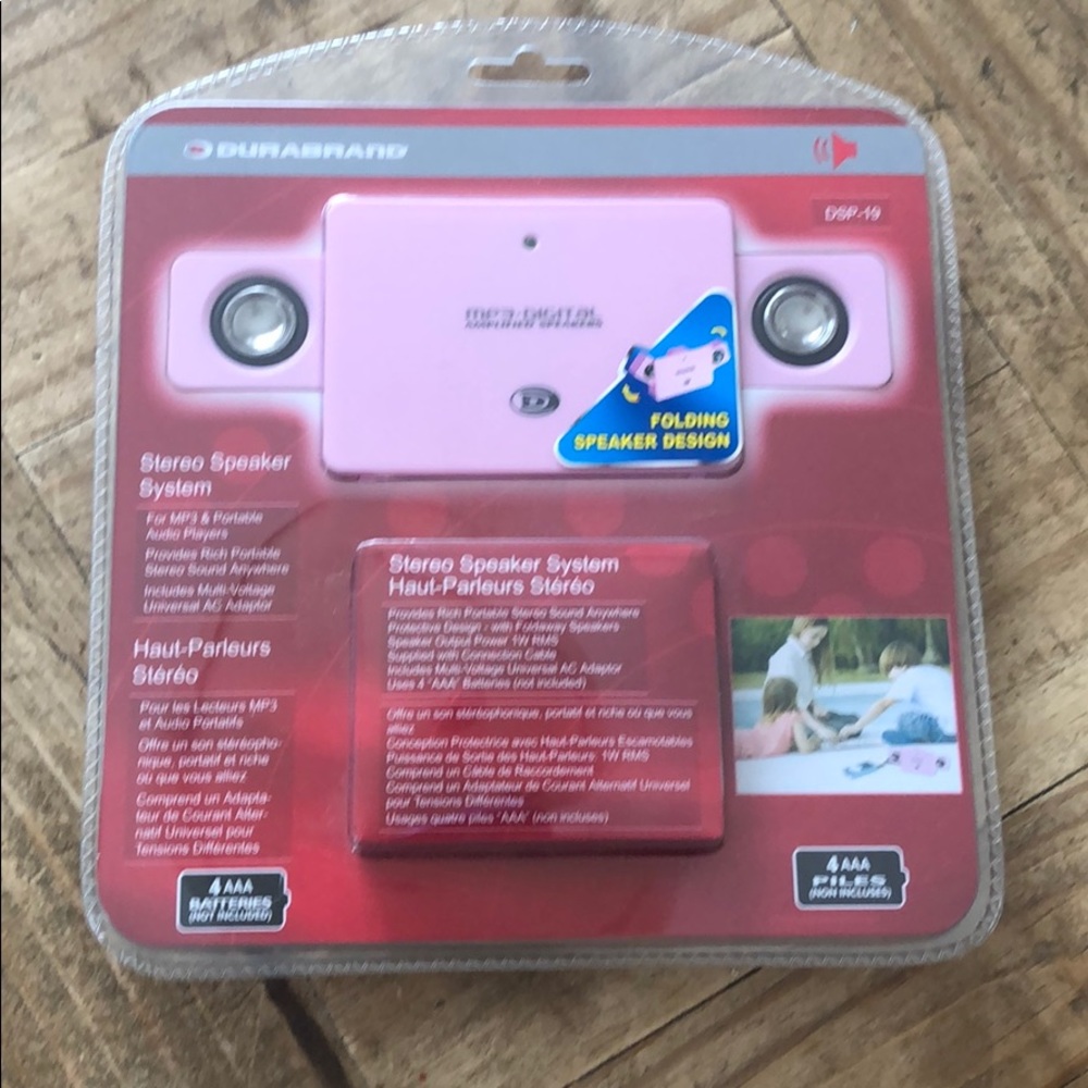 Brand New Durabrand Stereo Speaker System